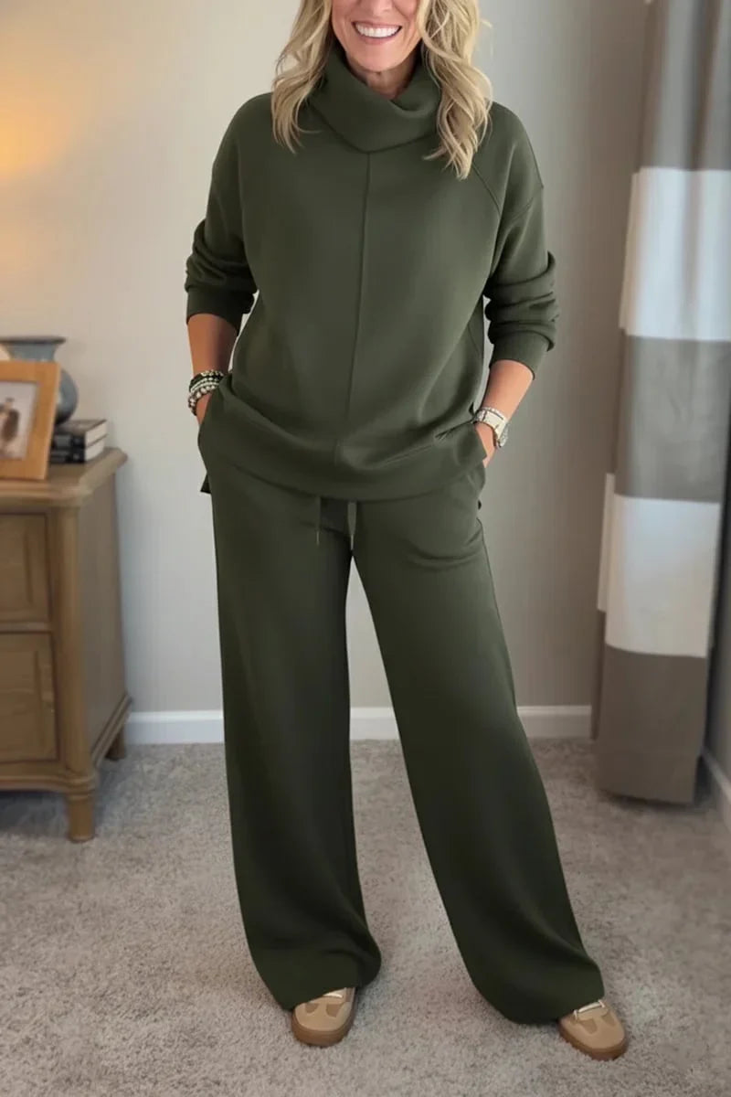 Elaina - Conjunto de dos piezas elegante y casual
