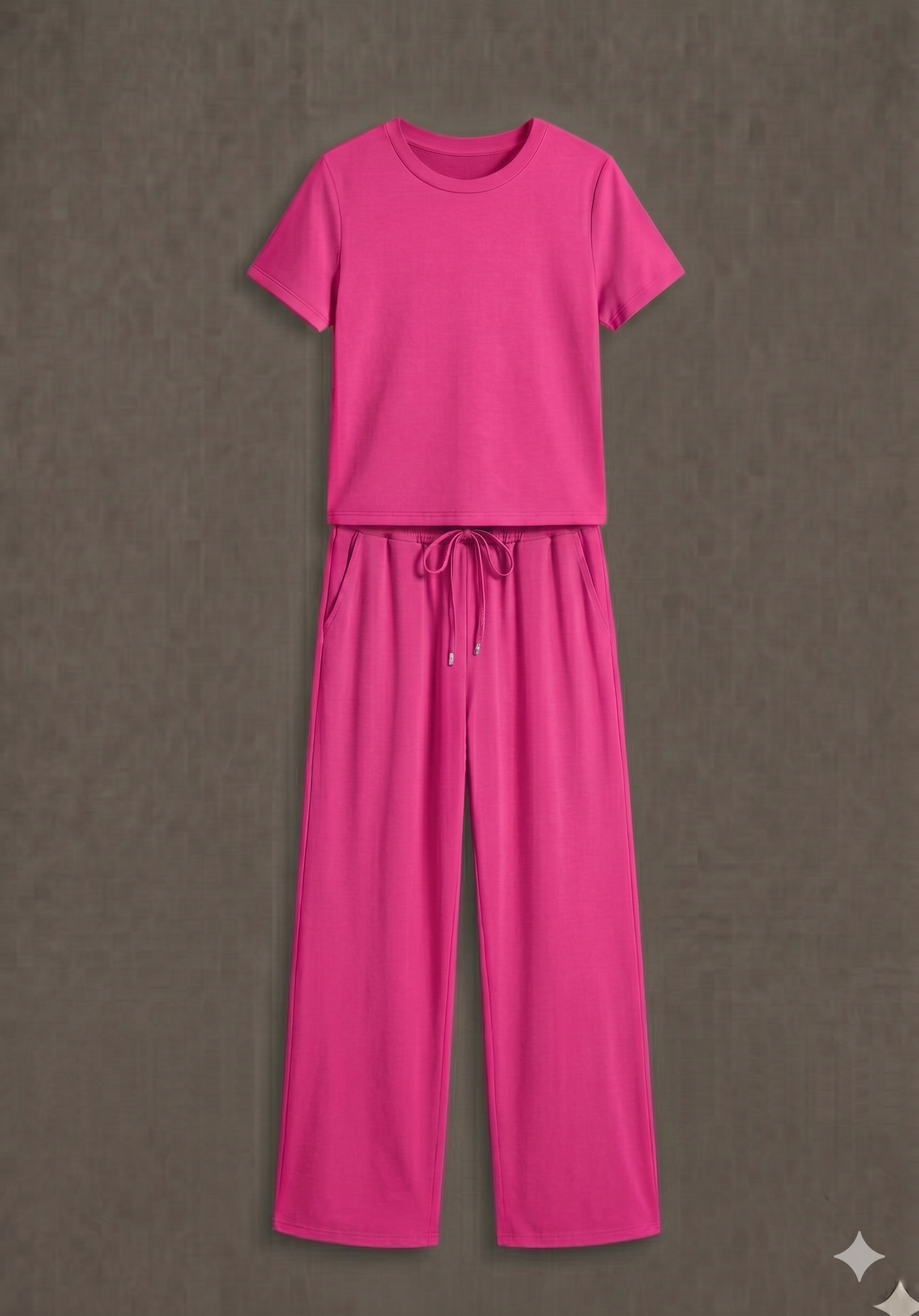 Paula™ | Conjunto cómodo de dos piezas con pantalón ancho y camiseta suelta