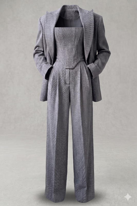 Vérona™ - Conjunto de tres piezas con blazer cruzado