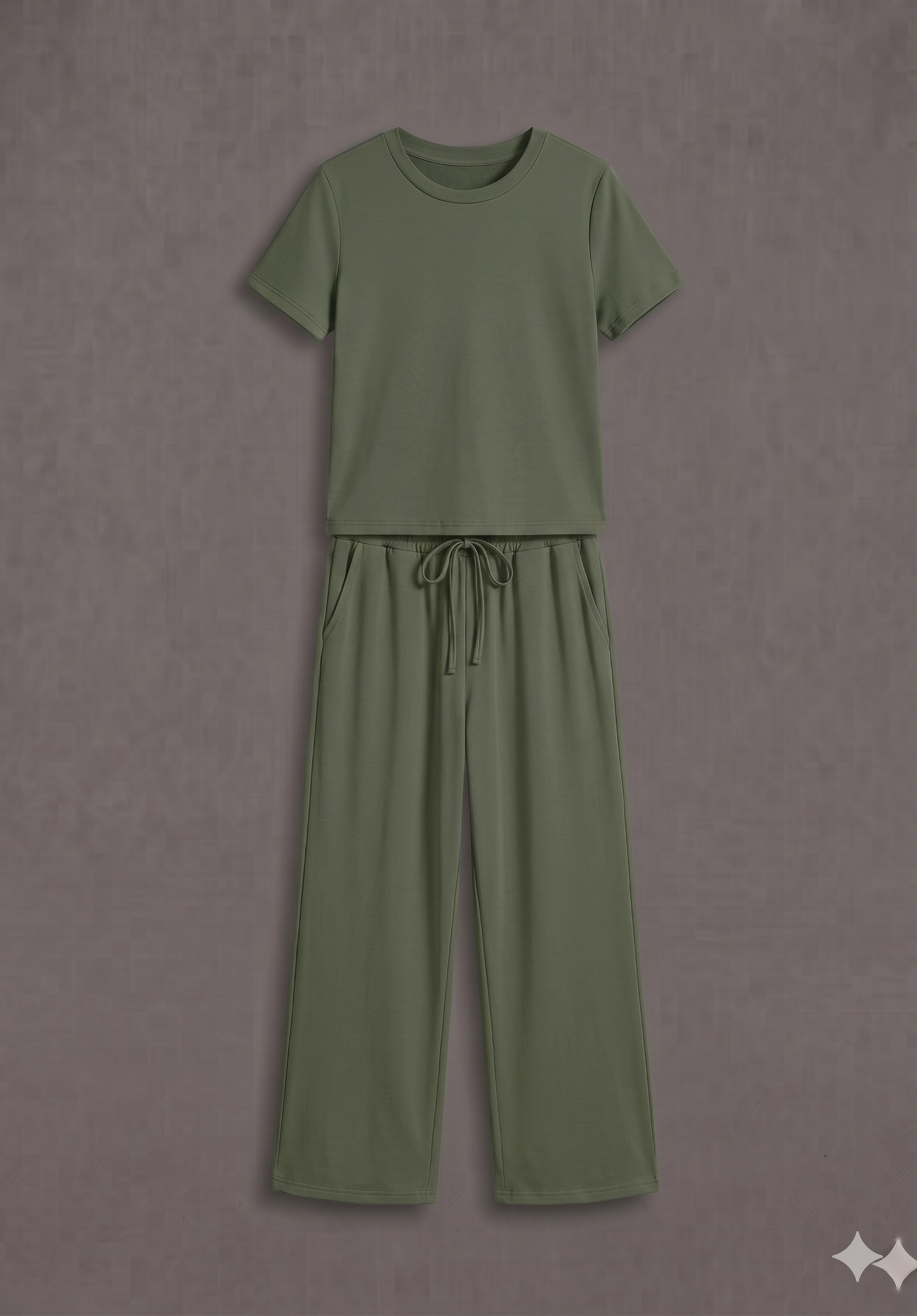 Paula™ | Conjunto cómodo de dos piezas con pantalón ancho y camiseta suelta