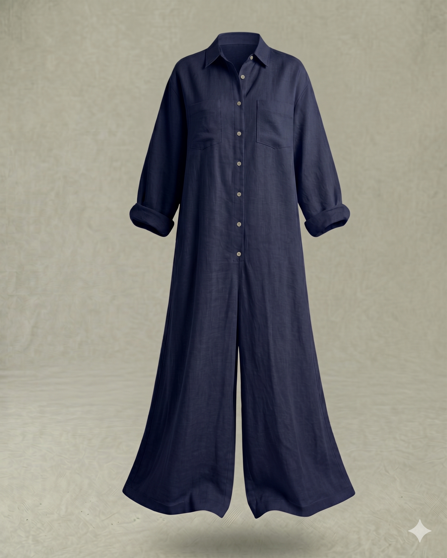 Jana™ Mono camisero ancho de estilo relajado